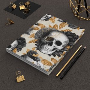 Skull & Gold leaf - Hardcover Journal Matte